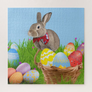 Puzzle Mignonne Bunnyfor Pâques pour une humeur positive