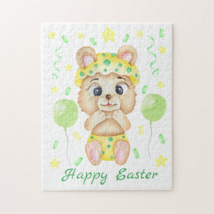 Puzzle Mignonne Ours de Pâques pour une humeur positive