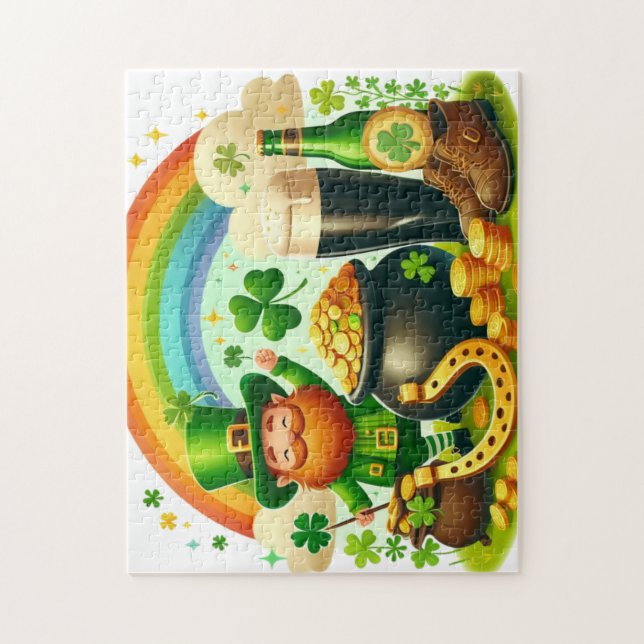 Puzzle Mignonne Saint Patrick, la Saint Patrick (Vertical)