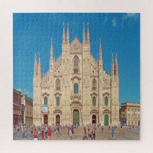 Puzzle Milan - Piazza del Duomo - Carré de la cathédrale