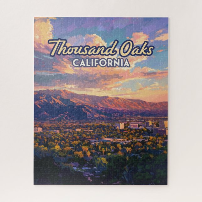 Puzzle Mille Oaks Californie Los Angeles Ventura (Vertical)