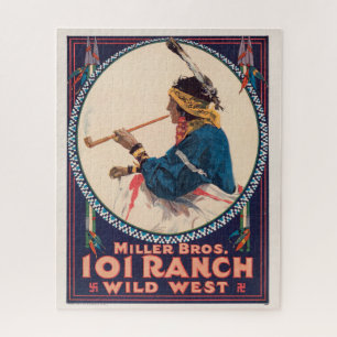 Puzzle Miller Bros 101 Ranch, Poster du Wild West Circus