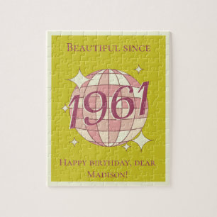 Puzzle Millésime né en 1961 65e anniversaire