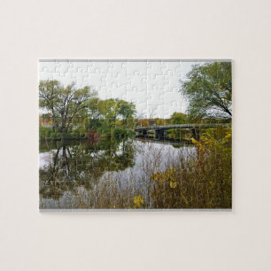 Puzzle Milwaukee River, West Bend, Wisconsin