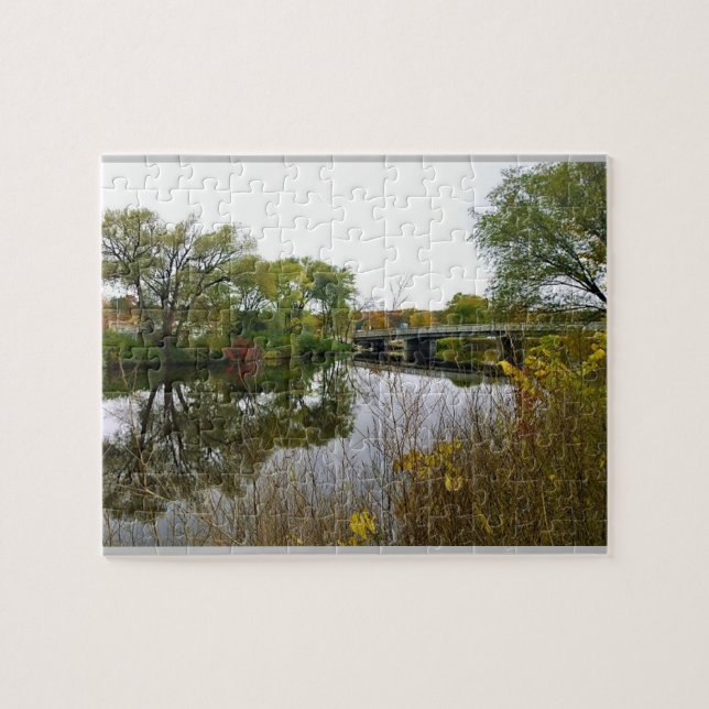 Puzzle Milwaukee River, West Bend, Wisconsin (Horizontal)