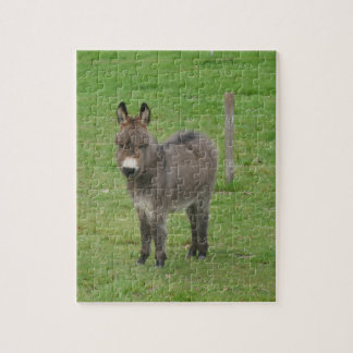 Puzzle Mini âne dans un pré