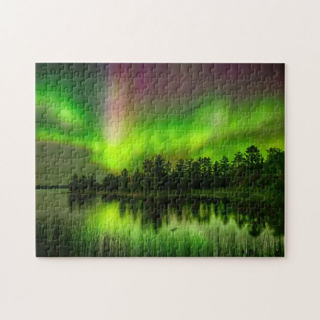 Puzzle Minnesota Aurora Borealis (Horizontal)