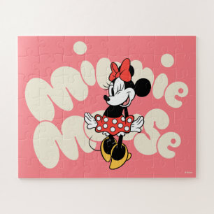 Puzzle Minnie Mouse Tourbillon dans un style à pois