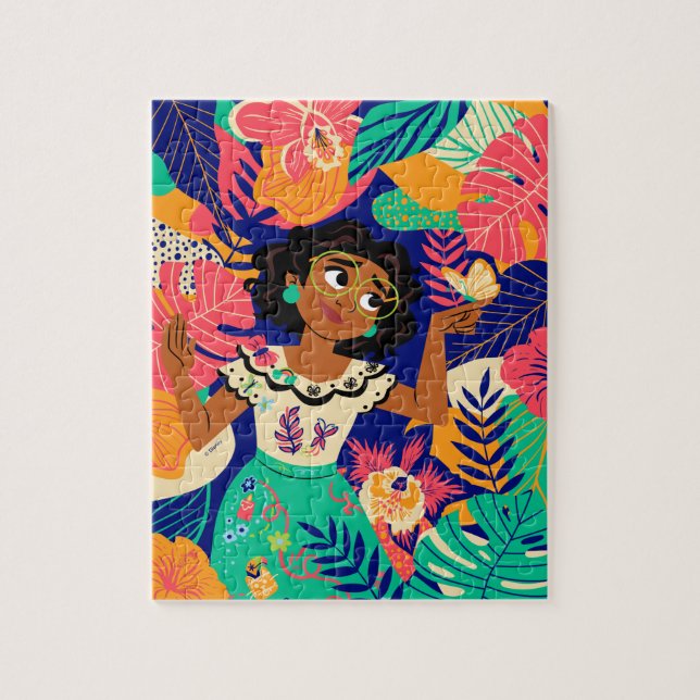 Puzzle Mirabel d'Encanto | Graphique floral (Vertical)