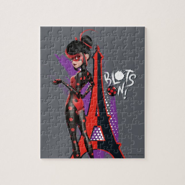 Puzzle Miraculeux Shadybug Re-verse Blots On! (Vertical)