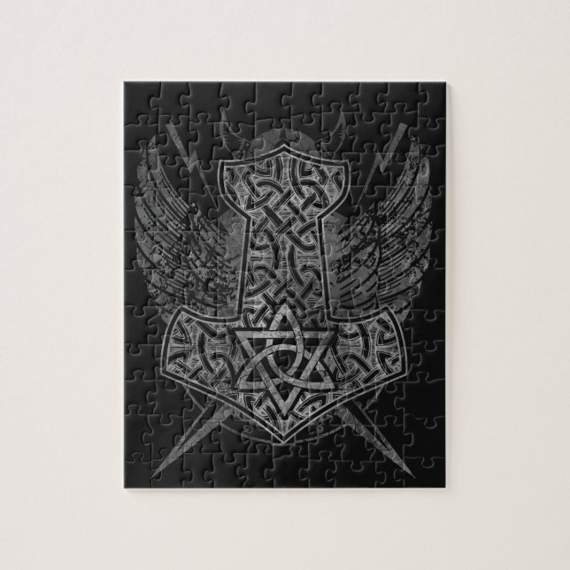 Puzzle Mjolnir - le marteau du Thor (Vertical)