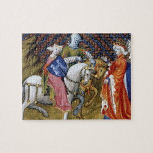 Puzzle Mme cadre 120 Madame du lac rencontrant Guinevere,