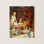 Mme Claus et les elfes de Père Noël font des