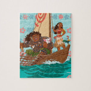 Puzzle Moana   Réglez votre propre parcours