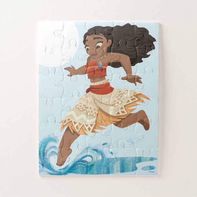 Puzzle Moana S'Éclatant Dans L'Eau (Vertical)