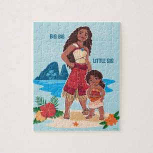 Puzzle Moana & Simea : Big Sis Little Sis