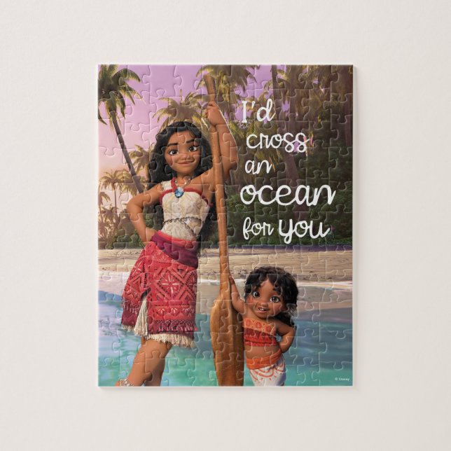 Puzzle Moana & Simea : Je traverserais un océan pour vous (Vertical)