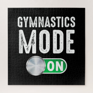 Puzzle Mode Gymnastique Sur Gymnaste Cool Entraîneur Athl
