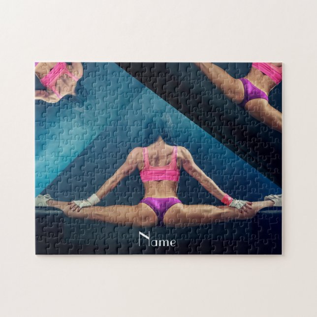 Puzzle Modèle de condition physique féminine Split Thunde (Horizontal)