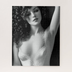 Puzzle Modèle de lingerie noir et blanc