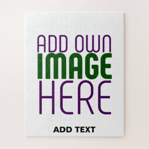 PUZZLE MODÈLE DE TEXTE D'IMAGE BLANCHE SIMPLE MODERNE