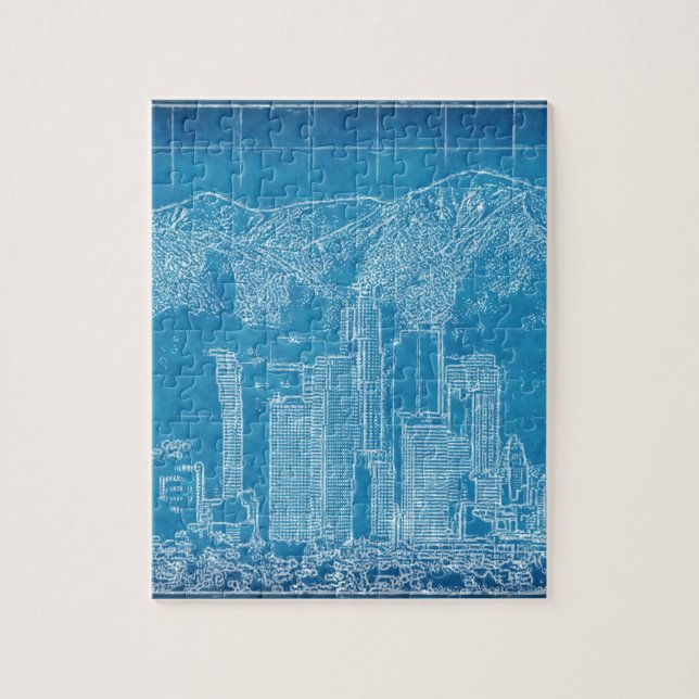 Puzzle Modèle d'horizon de Los Angeles (Vertical)