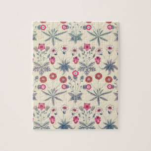 Puzzle Modèle floral de marguerite de William Morris roug