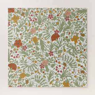 Puzzle Modèle floral élégant et capricieux.