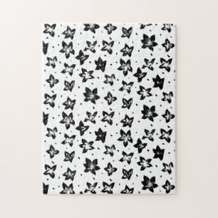 Puzzle Modèle floral reconstruit - Goth chromatique