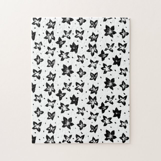 Puzzle Modèle floral reconstruit - Goth chromatique (Vertical)