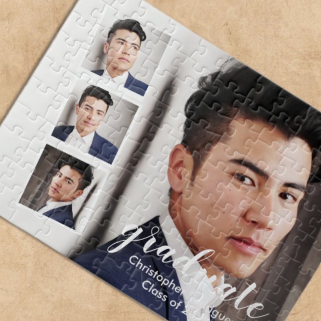 Puzzle Modern 4 Photo Graduation (Créateur téléchargé)