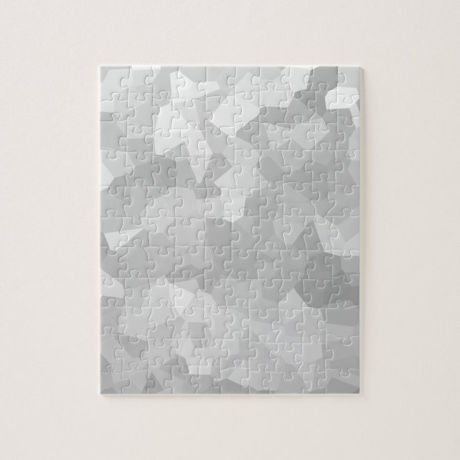 Puzzle Moderne - abrégé sur gris et blanc forme de (Vertical)