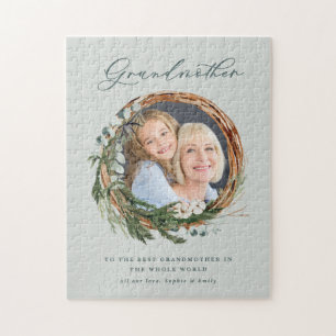 Puzzle Moderne chic élégante couronne feuilleté photo gra