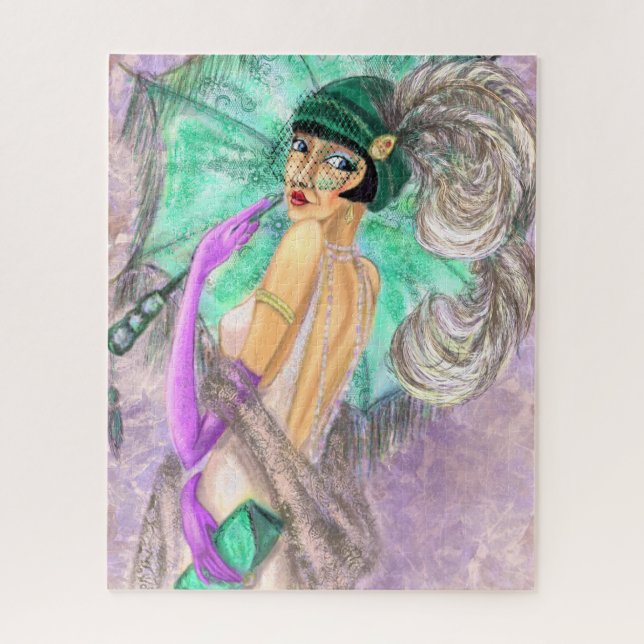 Puzzle moderne Lady (Vertical)