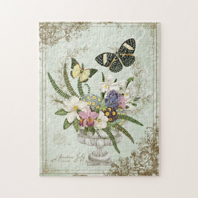 PUZZLE MODERNE VINTAGE BOUTTERFLY PUZLE (Vertical)