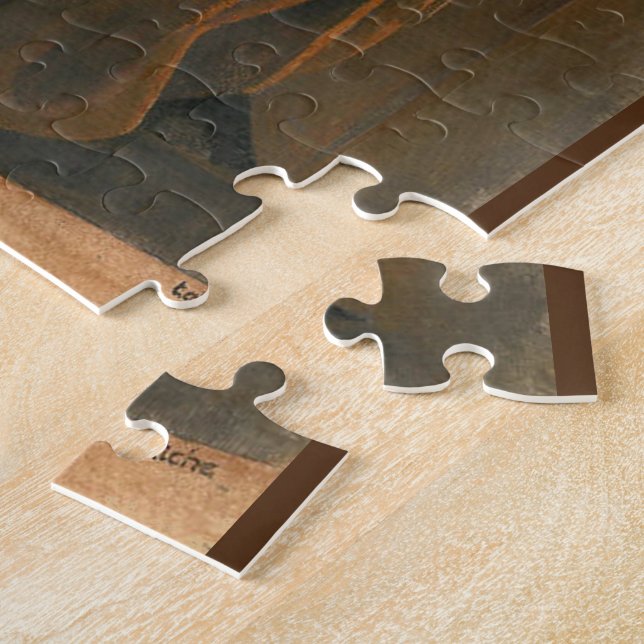 Puzzle Moine Grégorien Dans La Prière Portant Un Cassock  (Côté)