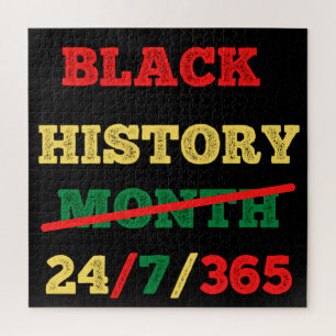 Puzzle Mois de l'histoire des noirs 24/7/365 - Histoire d