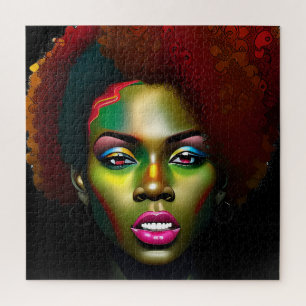 Puzzle Mois de l'histoire noire Melanin Femmes Black Girl