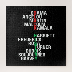 Puzzle Mois de l'histoire noire Melanin King Reine Sista