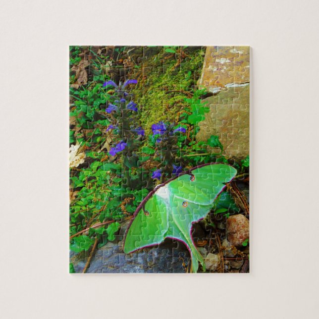 Puzzle Mois Luna Vert (Vertical)