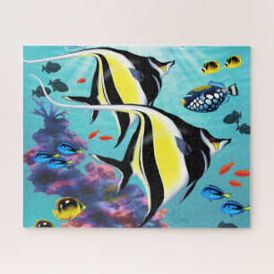 Puzzle Molokini Cove Hawaiian Angel Poisson Tropical