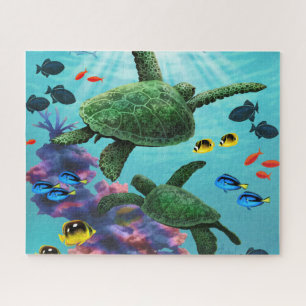 Puzzle Molokini Cove Hawaiian Sea Turtles