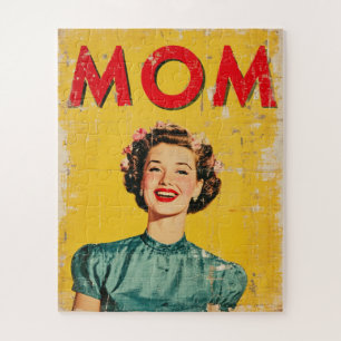 Puzzle MOM (1) Graphiques inspirés des années 1960