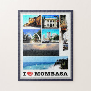 Puzzle Mombasa - Kenya - I Love -