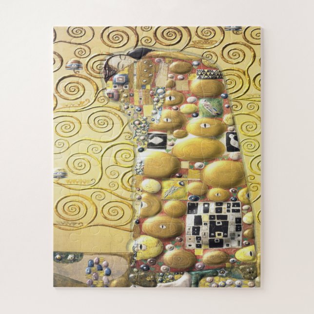 Puzzle Mon Klimt Serie : Étreinte (Vertical)
