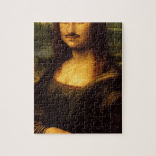 Puzzle mona lisa moustache