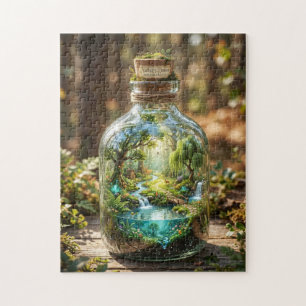 Puzzle Monde dans une Bouteille