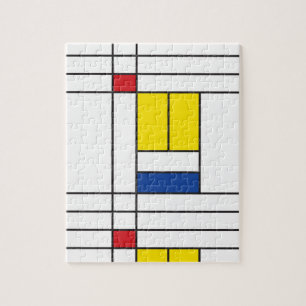 Puzzle Mondrian II Minimaliste De Stijl Art Moderne