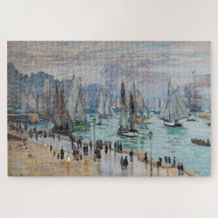 Puzzle Monet - Bateaux de pêche au départ du port, Le Hav
