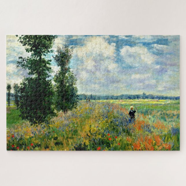 Puzzle Monet - Champ de pavot, Argenteuil (Horizontal)